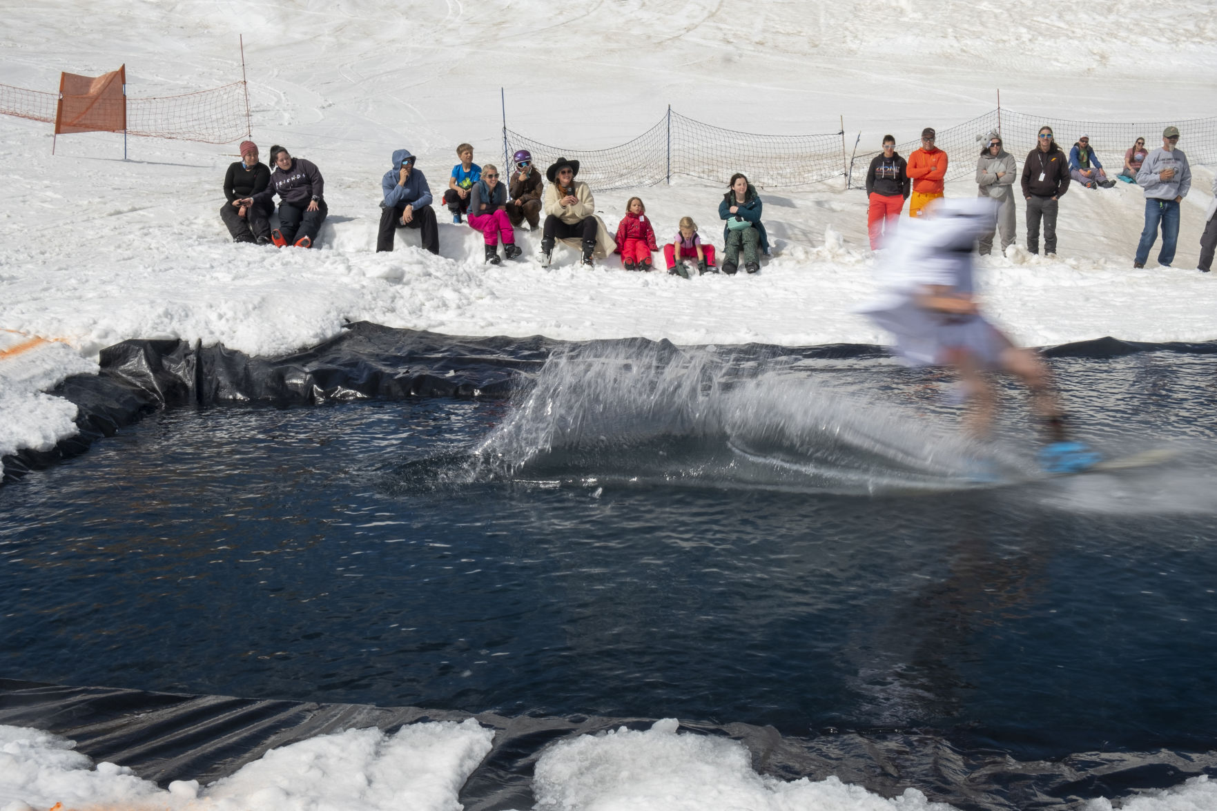 Slush Cup Pond Skim at Pomerelle